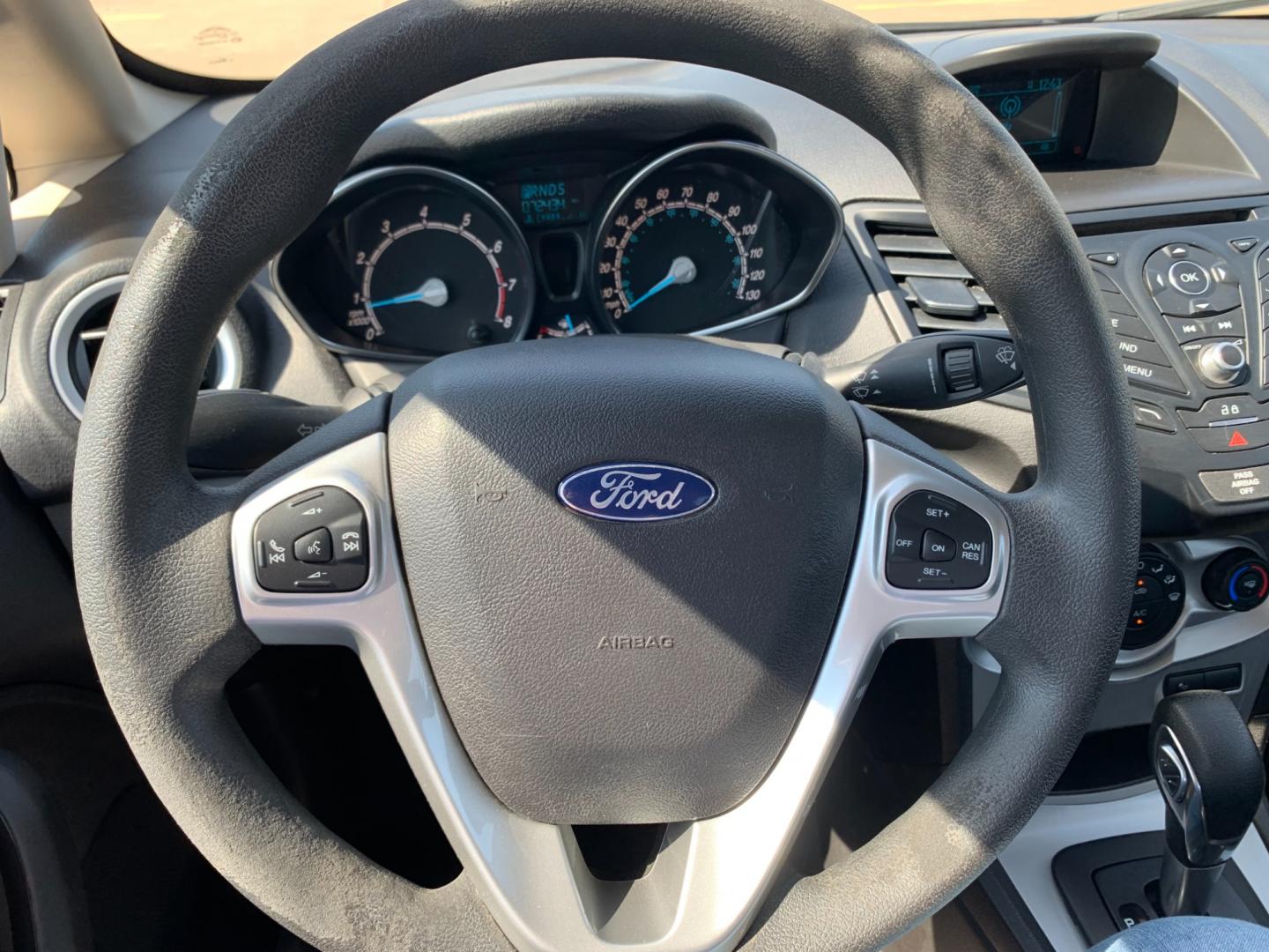 2017 GRAY Ford Fiesta SE Sedan (3FADP4BJXHM) with an 1.6L L4 DOHC 16V engine, located at 17760 Hwy 62, Morris, OK, 74445, (918) 733-4887, 35.609104, -95.877060 - 2017 FORD FIESTA SE 1.6L 4-CYLINDER FWD, RUNS ON GASOLINE, YOU WILL SAVE AT THE GAS PUMP WITH THIS FORD IT GETS 35 MPG. FEATURES A KEYLESS ENTRY REMOTE, POWER LOCKS, POWER WINDOWS, POWER MIRRORS, MANUAL SEATS, AM/FM STEREO, CD PLAYER, BLUETOOTH, CLOTH SEATS, CRUISE CONTROL, HANDS-FREE CALLING, VOICE - Photo#13