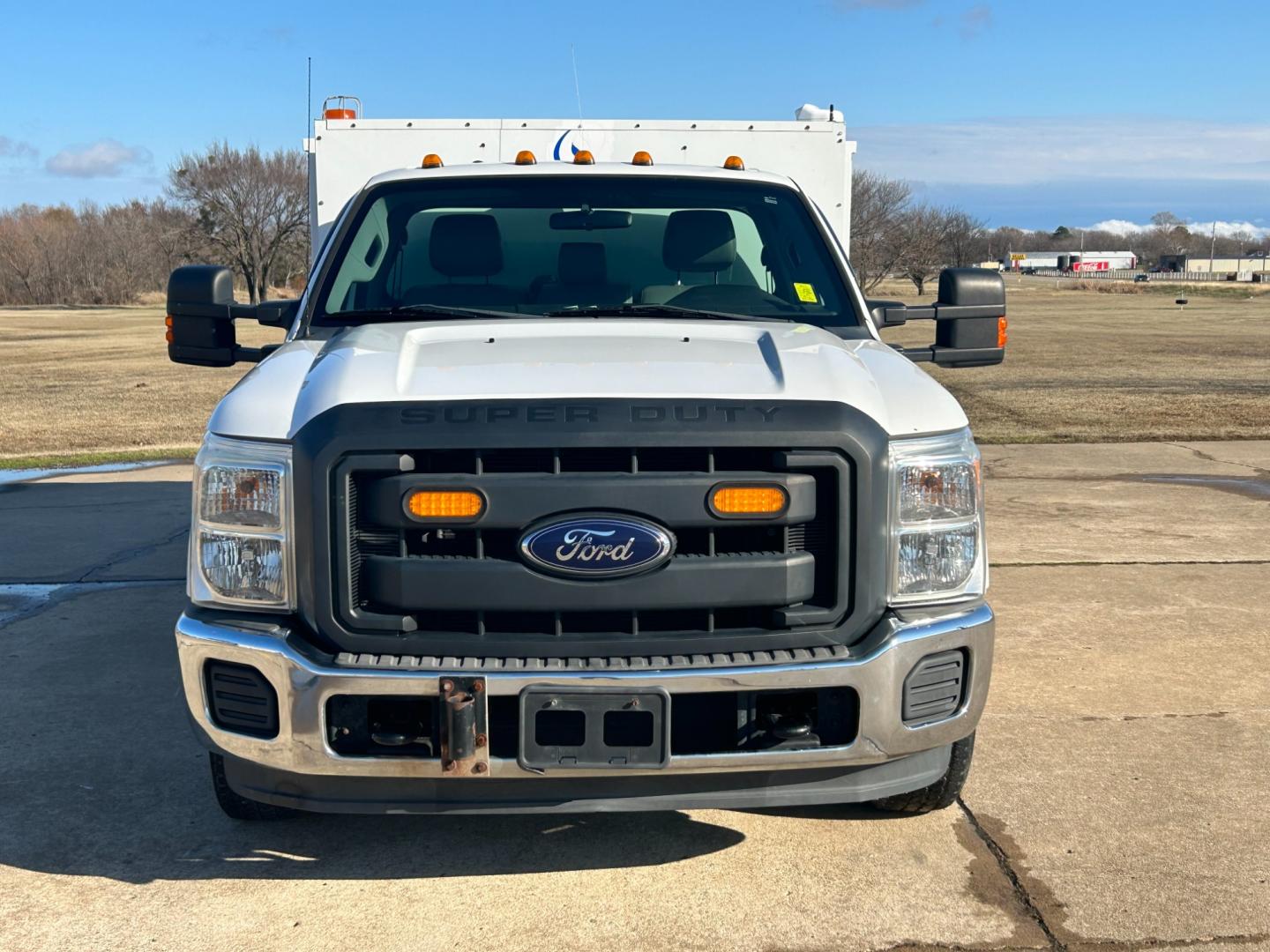 2012 White Ford F-350 SD XL DRW 2WD (1FDRF3G67CE) with an 6.2L V8 OHV 16V engine, 6-Speed Automatic transmission, located at 17760 Hwy 62, Morris, OK, 74445, (918) 733-4887, 35.609104, -95.877060 - Photo#1