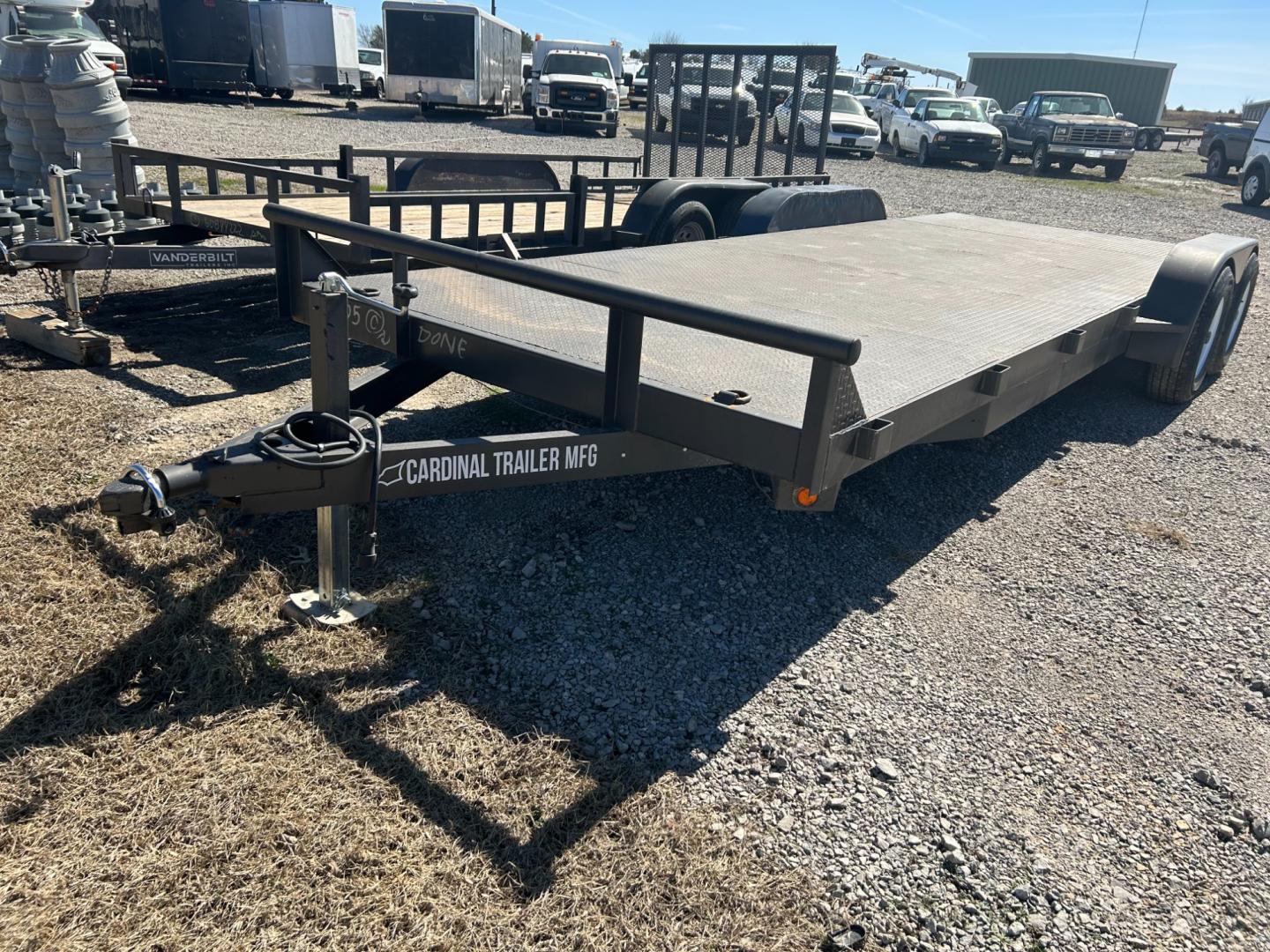 2021 BLACK CARDINAL UTLITY (4C91U2229MW) , located at 17760 Hwy 62, Morris, OK, 74445, 35.609104, -95.877060 - THE 2021 CARDINAL TRAILER MFG IS 22 FEET LONG. GREAT CONDITION. THERE WILL BE A SALES TAX INCLUDED. IF YOU HAVE A TAX EXEMPTION YOU WILL NEED TO BRING IN YOUR CARD TITLE IN HAND $6,000 CALL RUSS OR JONA AT 918-733-4887 - Photo#0