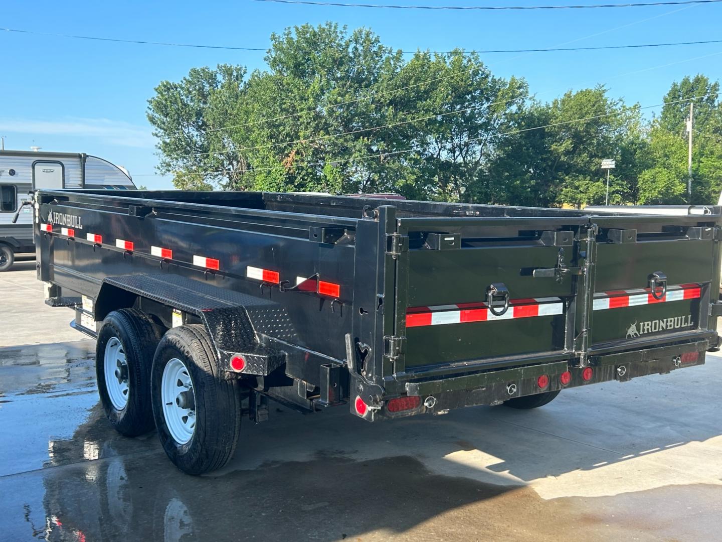 2022 BLACK Norstar Trailers IRONBULL DUMP BED (3EUDB1624N1) , located at 17760 Hwy 62, Morris, OK, 74445, 35.609104, -95.877060 - Photo#7