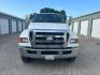 2008 White Ford F-750 SuperCab 2WD DRW (3FRXX75G68V) with an 7.2L L6 DIESEL engine, AUTOMATIC transmission, located at 17760 Hwy 62, Morris, OK, 74445, (918) 733-4887, 35.609104, -95.877060 - 2008 FORD F-750 HAS THE 7.2L ENGINE. THIS TRUCK RUNS ON DIESEL ONLY. FEATURES POWER LOCKS, POWER WINDOWS, MANUAL SEATS, AM/FM STEREO, CD PLAYER, LEATHER SEATS, CUSTOM BED, WITH LOTS OF STORAGE 233,874 MILES WITH A CLEAN TITLE AND FREE CARFAX REPORT $29,500 CALL RUSS OR JONA AT 918-733-4887 - Photo#1