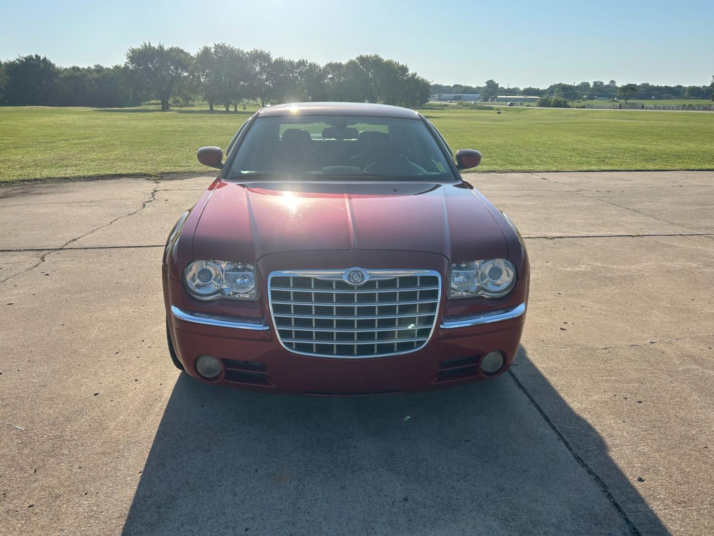 2007 RED Chrysler 300 C (2C3KA63H07H) with an 5.7L V8 OHV 16V engine, 5-Speed Automatic Overdrive transmission, located at 17760 Hwy 62, Morris, OK, 74445, (918) 733-4887, 35.609104, -95.877060 - Photo#1