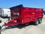 2022 RED EAST TEXAS TRAILER DUMPBED (58SBD1420NE) , located at 17760 Hwy 62, Morris, OK, 74445, 35.609104, -95.877060 - 2022 SILVERLINE TRAILER 83X14 FEATURES 2 7,000 LB DEXTER SPRING AXLES, 2 ELEC FSA BRAKES, COUPLER 2-5/16" ADJUSTABLE (6 HOLE), DIAMOND PLATE FENDERS, 16" CROSS-MEMBERS, 48" DUMP SIDES, 48" 3 WAY GATE, MESH ROLL TARP SYSTEM, JACK SPRING LOADED DROP LEG, 4 3'' D-RINGS, TOOL BOX IN TONGUE, SCISSOR HOIS - Photo#1