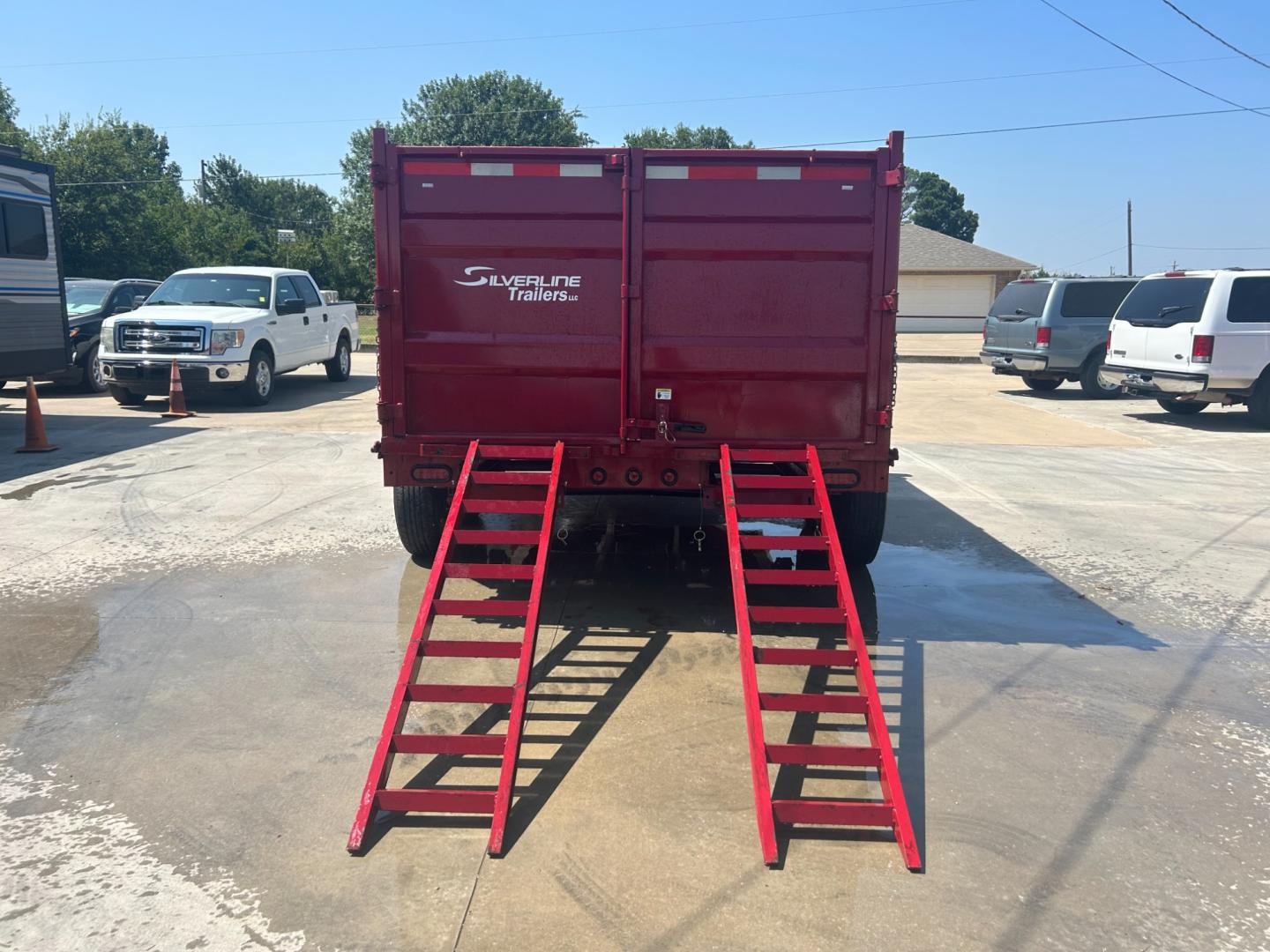 2022 RED EAST TEXAS TRAILER DUMPBED (58SBD1420NE) , located at 17760 Hwy 62, Morris, OK, 74445, 35.609104, -95.877060 - 2022 SILVERLINE TRAILER 83X14 FEATURES 2 7,000 LB DEXTER SPRING AXLES, 2 ELEC FSA BRAKES, COUPLER 2-5/16" ADJUSTABLE (6 HOLE), DIAMOND PLATE FENDERS, 16" CROSS-MEMBERS, 48" DUMP SIDES, 48" 3 WAY GATE, MESH ROLL TARP SYSTEM, JACK SPRING LOADED DROP LEG, 4 3'' D-RINGS, TOOL BOX IN TONGUE, SCISSOR HOIS - Photo#7