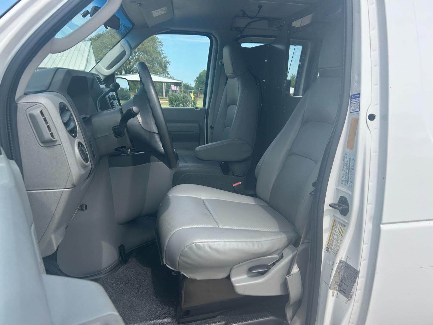 2010 White Ford E-Series Van E-250 (1FTNE2ELXAD) with an 5.4L V8 SOHC 16V engine, 4-Speed Automatic transmission, located at 17760 Hwy 62, Morris, OK, 74445, (918) 733-4887, 35.609104, -95.877060 - Photo#8