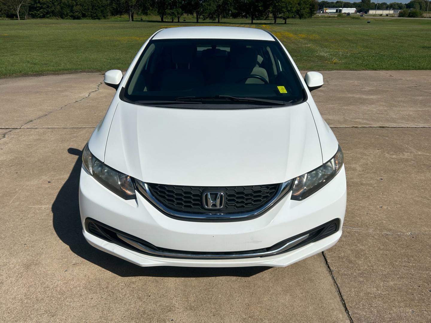 2013 White Honda Civic CNG Sedan 5-Speed AT (19XFB5F54DE) with an 1.8L L4 SOHC 16V CNG engine, 5A transmission, located at 17760 Hwy 62, Morris, OK, 74445, (918) 733-4887, 35.609104, -95.877060 - Photo#1