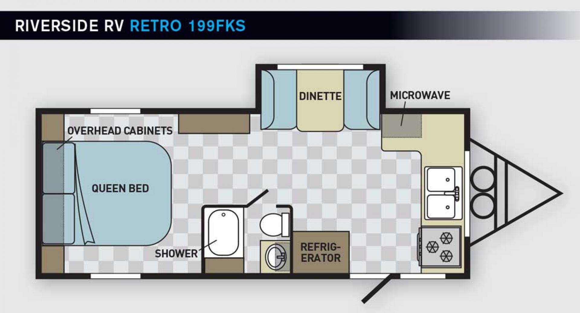 2017 RED Riverside RV 199FK 199FK (59CCC3425HL) , located at 17760 Hwy 62, Morris, OK, 74445, 35.609104, -95.877060 - Photo#29