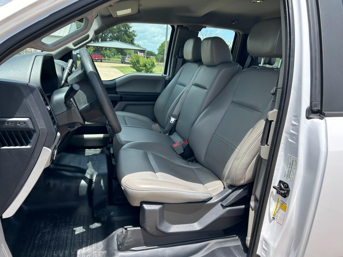 2018 White /Gray Ford F-150 EXTENDED CAB (1FTFX1E52JK) with an 5.0L V8 OHV 16V engine, 10 SPEED AUTOMATIC transmission, located at 17760 Hwy 62, Morris, OK, 74445, (918) 733-4887, 35.609104, -95.877060 - 2018 FORD F150 HAS A 5.0L V8 ENGINE AND IS 4WD. FEATURES KEYLESS ENTERY, LEATHER INTERIOR, POWER WINDOWS, POWER LOCKS, POWER MIRRORS, AM/FM RADIO, A/C, TRACTION CONTROL, AUXILIARY PORT, BACKUP CAMERA, TILT STEERING WHEEL, BED COVER, AND BED LINER. EQUIPPED WITH A BI-FUEL CNG FUEL SYSTEM. IT RUNS ON - Photo#8