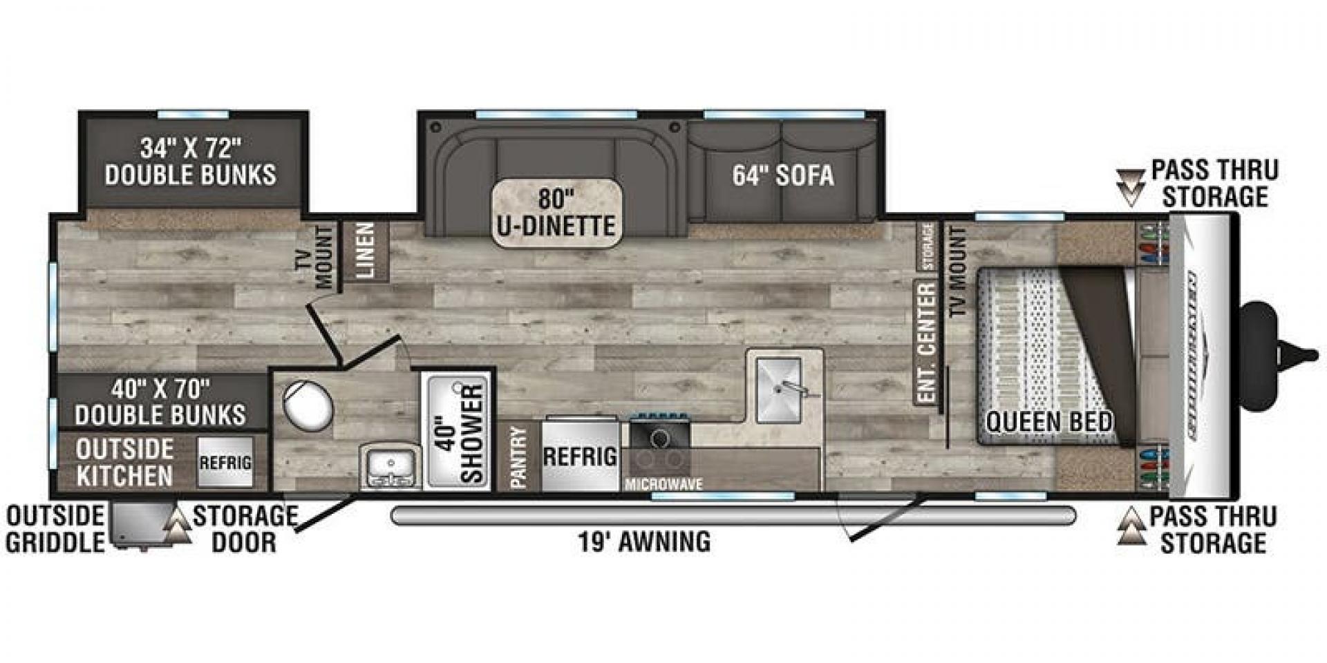 2021 Silver /Gray CONNECT 312BHKSE (4EZTL3322M7) , located at 17760 Hwy 62, Morris, OK, 74445, 35.609104, -95.877060 - Photo#33