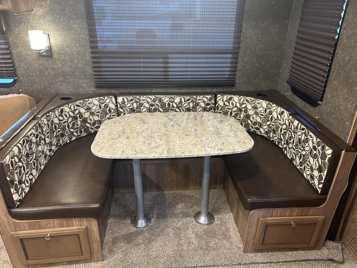 2018 /TAN Forest River Shasta Revere 27RL (5ZT2SHSB3JE) , located at 17760 Hwy 62, Morris, OK, 74445, 35.609104, -95.877060 - WE HAVE THE PERFECT CAMPER FOR YOU AND YOUR FAMILY A 2018 SHASTA REVERE 34FT. HAS A 17FT POWER AWNING. IN THE FRONT OF THE CAMPER YOU HAVE A QUEEN SIZED BED WITH STORAGE UNDERNEATH, OVERHEAD STORAGE, WARDROBE CLOSETS, CONNECTED TO THE BEDROOM IS THE BATHROOM WITH A STAND UP SHOWER, VANITY WITH MEDIC - Photo#10