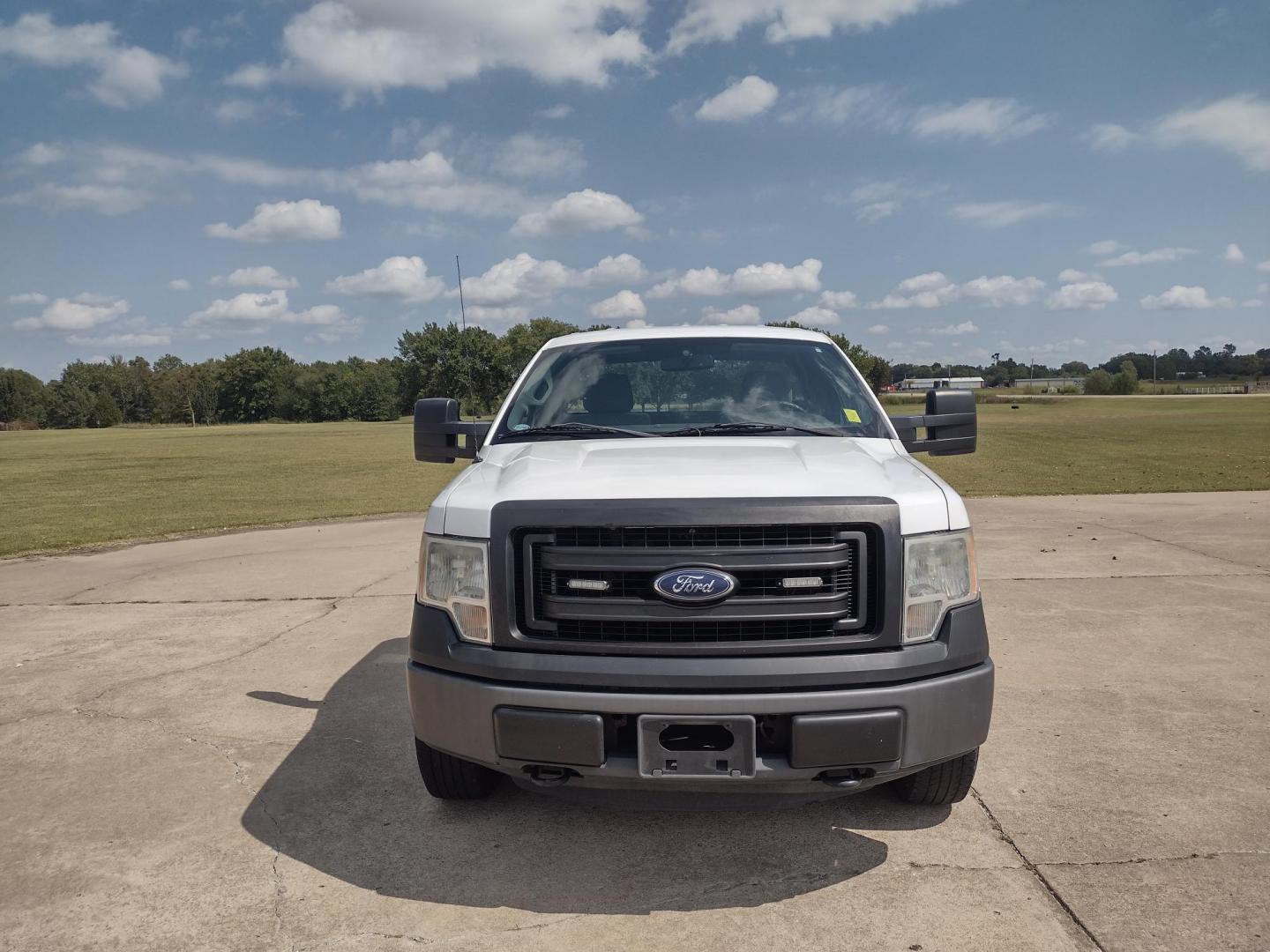 2014 White /Gray Ford F-150 (1FTMF1EM8EK) with an 3.7L V6 DOHC 24V engine, 6-Speed Automatic transmission, located at 17760 Hwy 62, Morris, OK, 74445, (918) 733-4887, 35.609104, -95.877060 - 2014 FORD F-150 5' 6" BED 4WD BI-FUEL SYSTEM (RUNS ON BOTH CNG OR GASOLINE) FEATURES POWER WINDOWS, POWER LOCKS, POWER MIRRORS, AM/FM STEREO, CD PLAYER, AUXILLIARY PORT, USB PORT, CRUISE CONTROL, TRACTION CONTROL, MULTI-FUNCTIONING STEERING WHEEL CONTROLS, HANDS FREE CALLING, AND HAS BED COVER. 16 - Photo#1