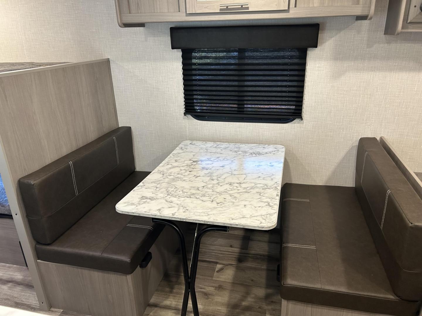 2023 Silver /TAN COLEMAN DUTCHMEN 17B (4YDTCMG17PJ) , located at 17760 Hwy 62, Morris, OK, 74445, 35.609104, -95.877060 - WE HAVE THE PERFECT CAMPER FOR YOU AND YOUR FAMILY. A 2023 COLEMAN DUTCHMEN OVERALL 21FT. IN THE FRONT YOU HAVE A QUEEN SIZED BED WITH STORAGE UNDERNEATH, OVERHEAD SHELF, IN THE MIDDLE IS A BOOTH STYLE DINETTE THAT FOLD DOWN FOR ADDITIONAL SLEEPING, OVERHEAD STORAGE, SINGLE SINK, 2 BURNER STOVE, MID - Photo#10