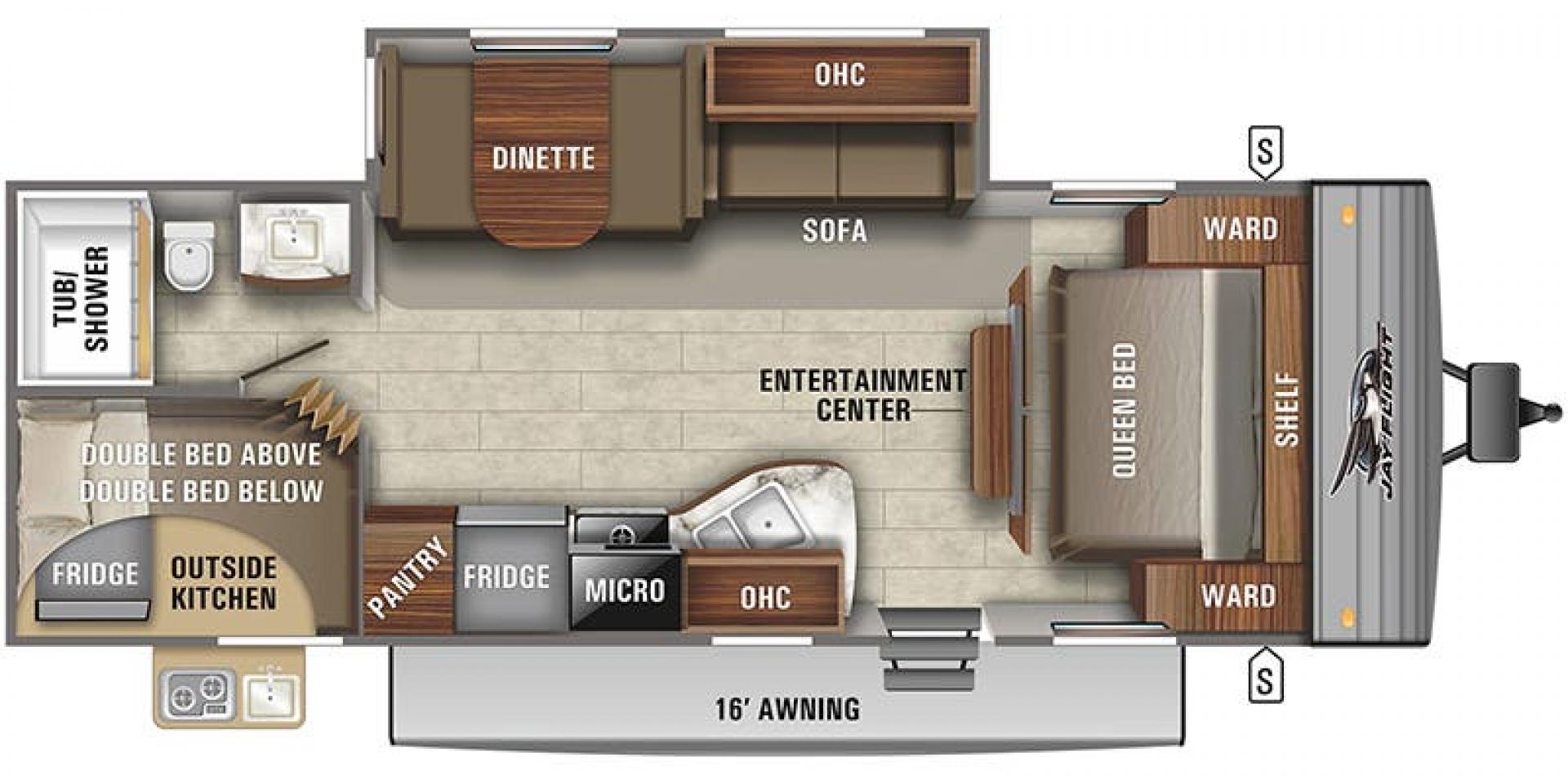 2021 Silver /Gray JAYCO JAY FLIGHT 267BHS (1UJBJ0BP5M1) , located at 17760 Hwy 62, Morris, OK, 74445, 35.609104, -95.877060 - WE HAVE A NICE FAMILY FRIENDLY CAMPER FOR YOU! IT'S PERFECT FOR A LAKE WEEKEND OR HUNTING TRIPS! THIS 2021 JAYCO JAY FLIGHT IS 30FT OVERALL. IN THE FRONT OF THE CAMPER YOU HAVE YOUR BEDROOM WITH QUEEN SIZE BED, OVERHEAD STORAGE WITH BLUE LED LIGHTS, STORAGE UNDERNEATH BED, 2 WARDROBE CLOSETS, IN THE - Photo#31