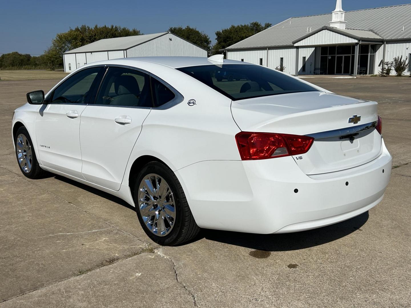 2015 White /BLACK Chevrolet Impala LS (2G11Y5SN8F9) with an 3.6L V6 DOHC 24V CNG engine, 6A transmission, located at 17760 Hwy 62, Morris, OK, 74445, (918) 733-4887, 35.609104, -95.877060 - Photo#6