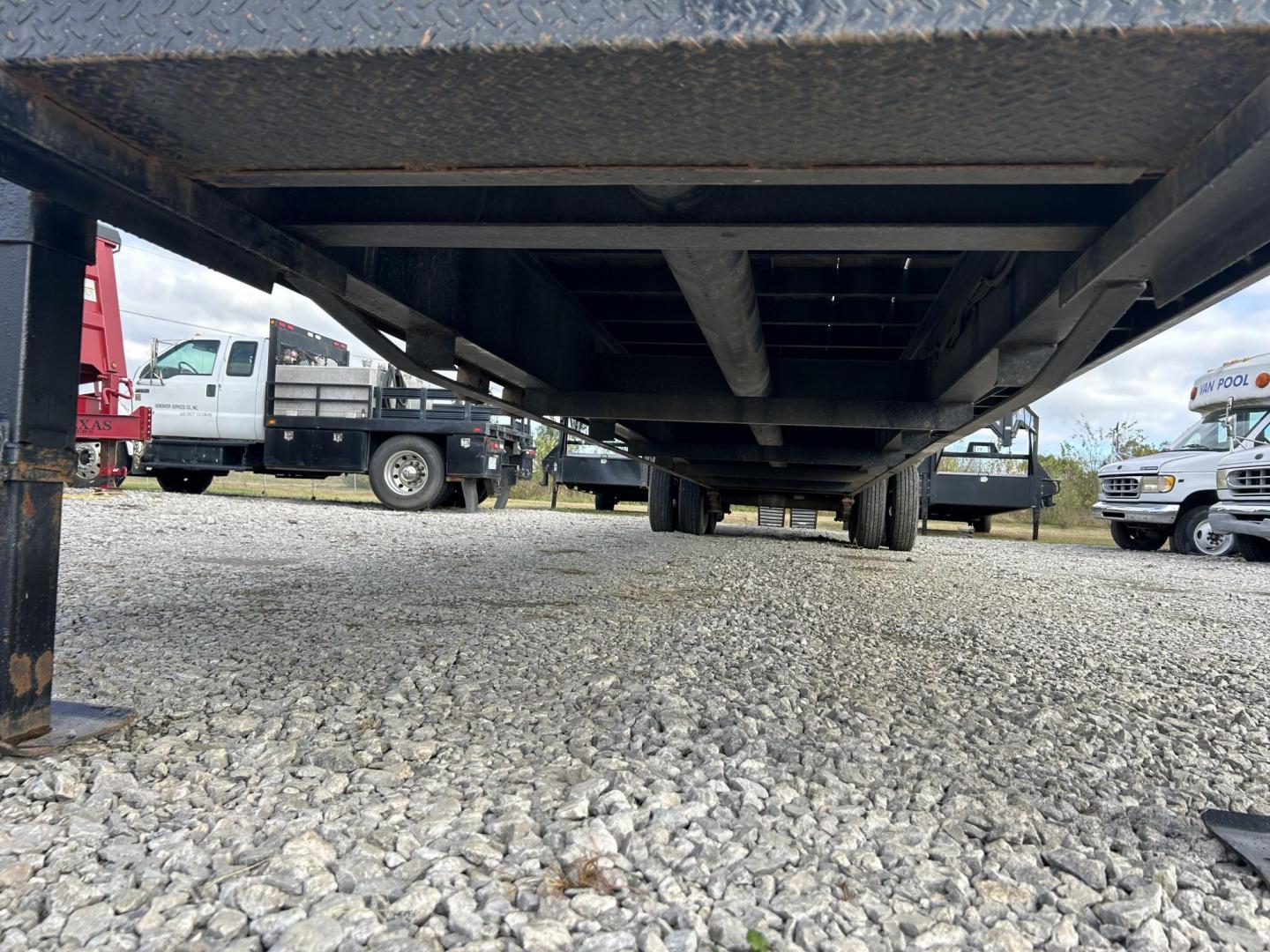 2022 BLACK /BLACK EAST TEXAS TRAILER FLATBED (58SGF4028NE) , located at 17760 Hwy 62, Morris, OK, 74445, 35.609104, -95.877060 - 2022 EAST TEXAS GOOSNECK FLATBED TRAILER IS 40X8FT WITH DUAL AXELS, 22,000 LB G.V.W.R, 2-12K DEXTER AXLES 2 ELEC. BRAKES, SLIPPER SPRING SUSPENSION, 16" 8 HOLE DUAL WHEELS, , 12" 19 LB I-BEAM FRAME, 12" 19 LB I-BEAM NECK, 2-5/16" ROUND 25K ADJUSTABLE COUPLER, 3" CHANNEL CROSSMEMBERS ON 16" CENTERS, - Photo#6