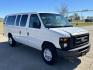 2013 White /Gray Ford E-Series Wagon E-350 XLT Super Duty Extended (1FBSS3BL2DD) with an 5.4L V8 SOHC 16V FFV engine, located at 17760 Hwy 62, Morris, OK, 74445, (918) 733-4887, 35.609104, -95.877060 - 2013 FORD E-350 15 PASSENGER VAN DEDICATED CNG ONLY RUNS ON COMPRESSED NATURAL GAS IT HAS THE 5.4L V8 ENIGINE. IT FEATURES POWER LOCKS, POWER WINDOWS, POWER MIRRORS, LEATHER INTERIOR, AM/FM RADIO, AUXILARY PORT, FRONT AND REAR A/C, TRACTION CONTROL, CRUISE CONTROL, 15 PASSENGER VAN, EQUIPPED WITH I - Photo#0