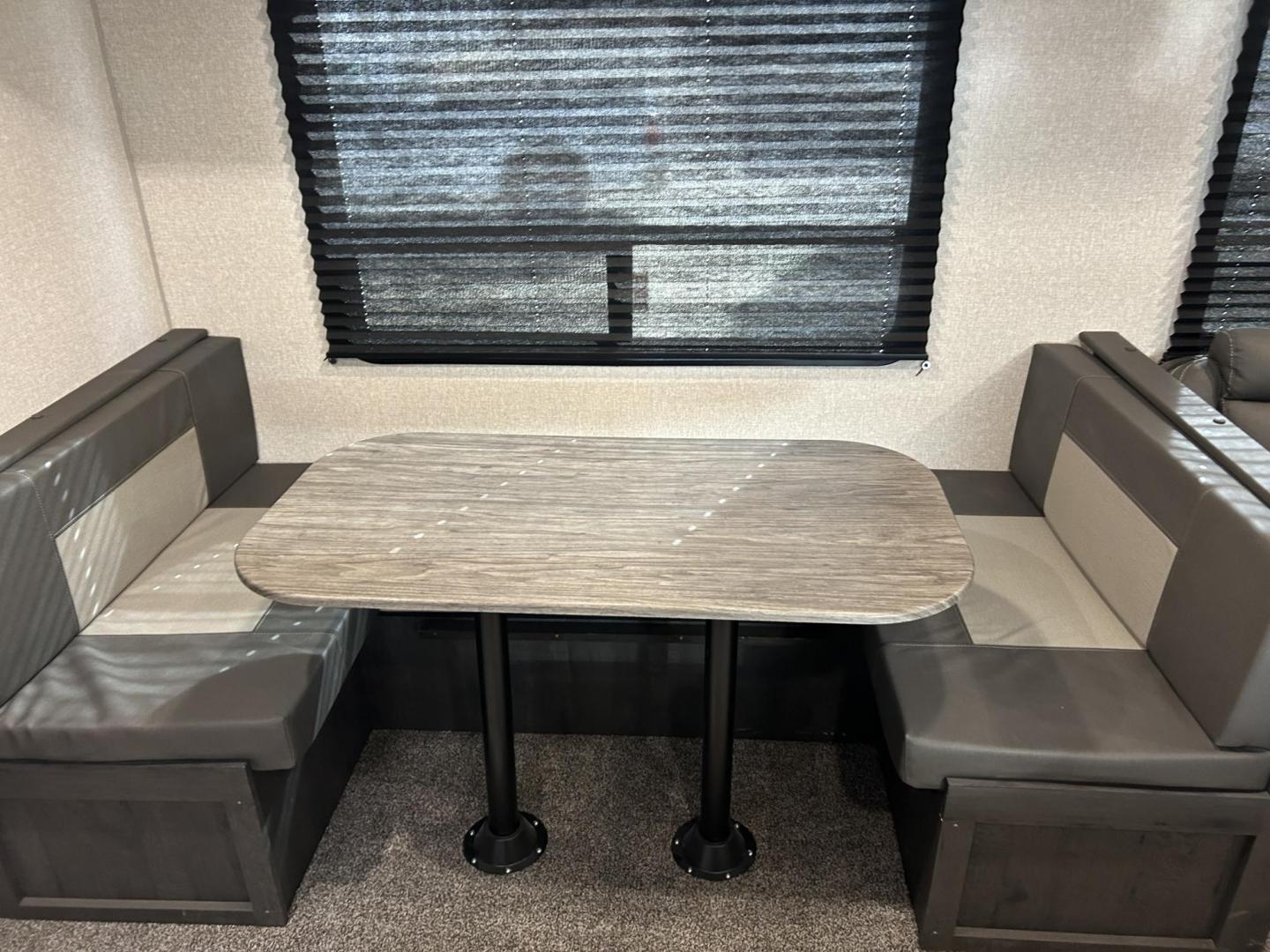 2023 Silver /TAN KZ SPORTSMAN 301BHKSE (4EZTU3020P5) , located at 17760 Hwy 62, Morris, OK, 74445, 35.609104, -95.877060 - HERE IS THE RIGHT CAMPER FOR YOU AND YOUR FAMILY. A 2023 SPORTSMAN KZ 33FT OVERALL (NEVER USED) WITH A 16FT POWER AWNING. IN THE FRONT OF THE CAMPER IS THE MASTER BEDROOM WITH QUEEN SIZE BED, OVERHEAD SHELF, AND 2 WARDROBE CLOSETS. IN THE LIVING/KITCHEN AREA YOU HAVE AN ENTERTAMENT CENTER WITH SOUND - Photo#17