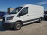 2019 White /Gray Ford Transit 250 Van Med. Roof w/Sliding Pass. 148-in. WB (1FTYR2CM6KK) with an 3.7L V6 DOHC 24V engine, 6A transmission, located at 17760 Hwy 62, Morris, OK, 74445, (918) 733-4887, 35.609104, -95.877060 - 2019 FORD TRANSIT 250 CARGO VAN HAS A 3.7L V6 ENGINE AND IS FWD. THIS VAN FEATURES KEYLESS ENTRY REMOTE, POWER LOCKS, POWER WINDOWS, POWER MIRRORS, KENWOOD STEREO HAS AN AM/FM STATIONS, SATALITE RADIO, CD PLAYER, BLUETOOTH, AUX PORT, USB PORT, TRACTION CONTROL, CRUISE CONTROL, SLIDING SIDE DOOR, BAC - Photo#0