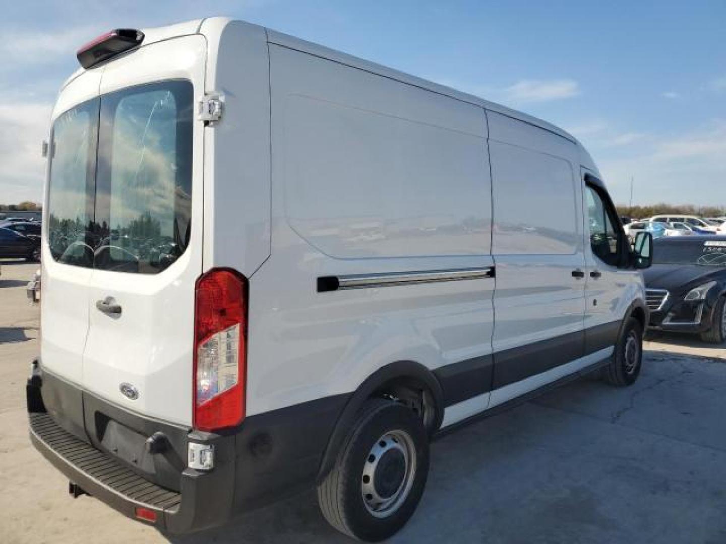 2019 White /Gray Ford Transit 250 Van Med. Roof w/Sliding Pass. 148-in. WB (1FTYR2CM6KK) with an 3.7L V6 DOHC 24V engine, 6A transmission, located at 17760 Hwy 62, Morris, OK, 74445, (918) 733-4887, 35.609104, -95.877060 - 2019 FORD TRANSIT 250 CARGO VAN HAS A 3.7L V6 ENGINE AND IS FWD. THIS VAN FEATURES KEYLESS ENTRY REMOTE, POWER LOCKS, POWER WINDOWS, POWER MIRRORS, KENWOOD STEREO HAS AN AM/FM STATIONS, SATALITE RADIO, CD PLAYER, BLUETOOTH, AUX PORT, USB PORT, TRACTION CONTROL, CRUISE CONTROL, SLIDING SIDE DOOR, BAC - Photo#1