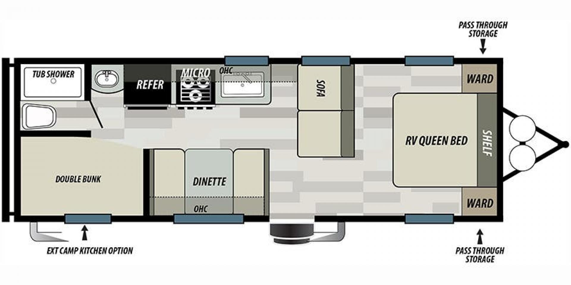 2020 BLACK /TAN Forest River CRUISE LITE 261BHXL (4X4TSMB29L7) , located at 17760 Hwy 62, Morris, OK, 74445, 35.609104, -95.877060 - 2020 FOREST RIVER CRUISE LITE 261BHXL 28FT OVERALL WITH 11FT POWER AWNING. IN THE FRONT IS A QUEEN SIZE BED WITH OVERHEAD SHELF AND STORAGE UNDER BED, 2 WARDROBE CLOSETS. IN THE LIVING/KITCHEN AREA IS A LEATHER SOFA THAT FOLDS DOWN FOR ADDITIONAL SLEEPING, BOOTH STYLE DINETTE THAT FOLDS FOR ADDITIO - Photo#35