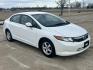 2012 White /Gray Honda Civic CNG Sedan 5-Speed AT (19XFB5F54CE) with an 1.8L L4 SOHC 16V CNG engine, 5-Speed Automatic transmission, located at 17760 Hwy 62, Morris, OK, 74445, (918) 733-4887, 35.609104, -95.877060 - 2012 HONDA CIVIC DEDICATED CNG (COMPRESSED NATURAL GAS) HAS A 1.8L 4 CYLINDER ENGINE AND IS 2WD FEATURES KEYLESS ENTRY, MANUAL SEATS, CLOTH INTERIOR, AM/FM RADIO WITH CD PLAYER, AUXILIARY PORT, USB PORT, POWER WINDOWS, POWER LOCKS, POWER MIRROR, MULTI FUNCTION STEERING WHEEL, HAND FREE CALLING, CRUI - Photo#1