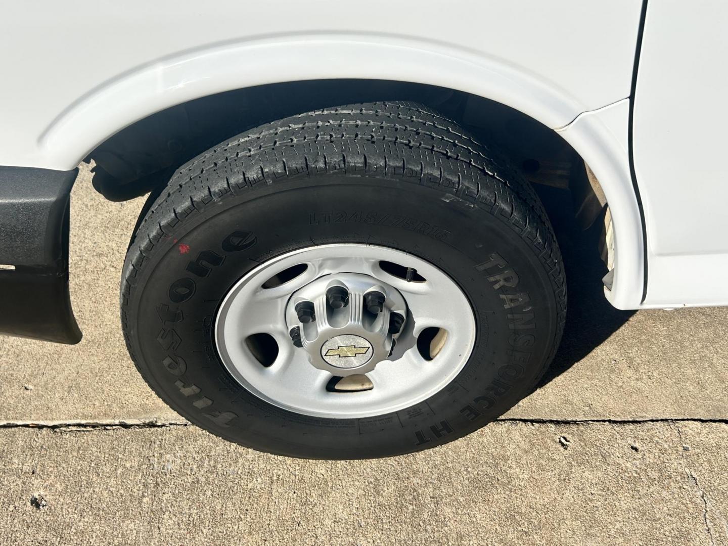 2012 White /Gray Chevrolet Express 3500 Cargo (1GCZGTCBXC1) with an 3.6L V6 DOHC 16V engine, 6-Speed Automatic transmission, located at 17760 Hwy 62, Morris, OK, 74445, (918) 733-4887, 35.609104, -95.877060 - 2012 CHEVROLET EXPRESS CARGO VAN 6.0L V8 RWD FEATURING MANUAL LOCKS, MANUAL WINDOWS, MANUAL MIRRORS, MANUAL SEATS, AM/FM STEREO, LEATHER SEATS, LEATHER-WRAPPED STEERING WHEEL, TRACTION CONTROL, SPLIT SWING-OUT RIGHT DOORS, AND TOW PACKAGE. EQUIPPED WITH IMPCO CNG FUEL SYSTEM THAT RUNS ON COMPRESSED - Photo#22