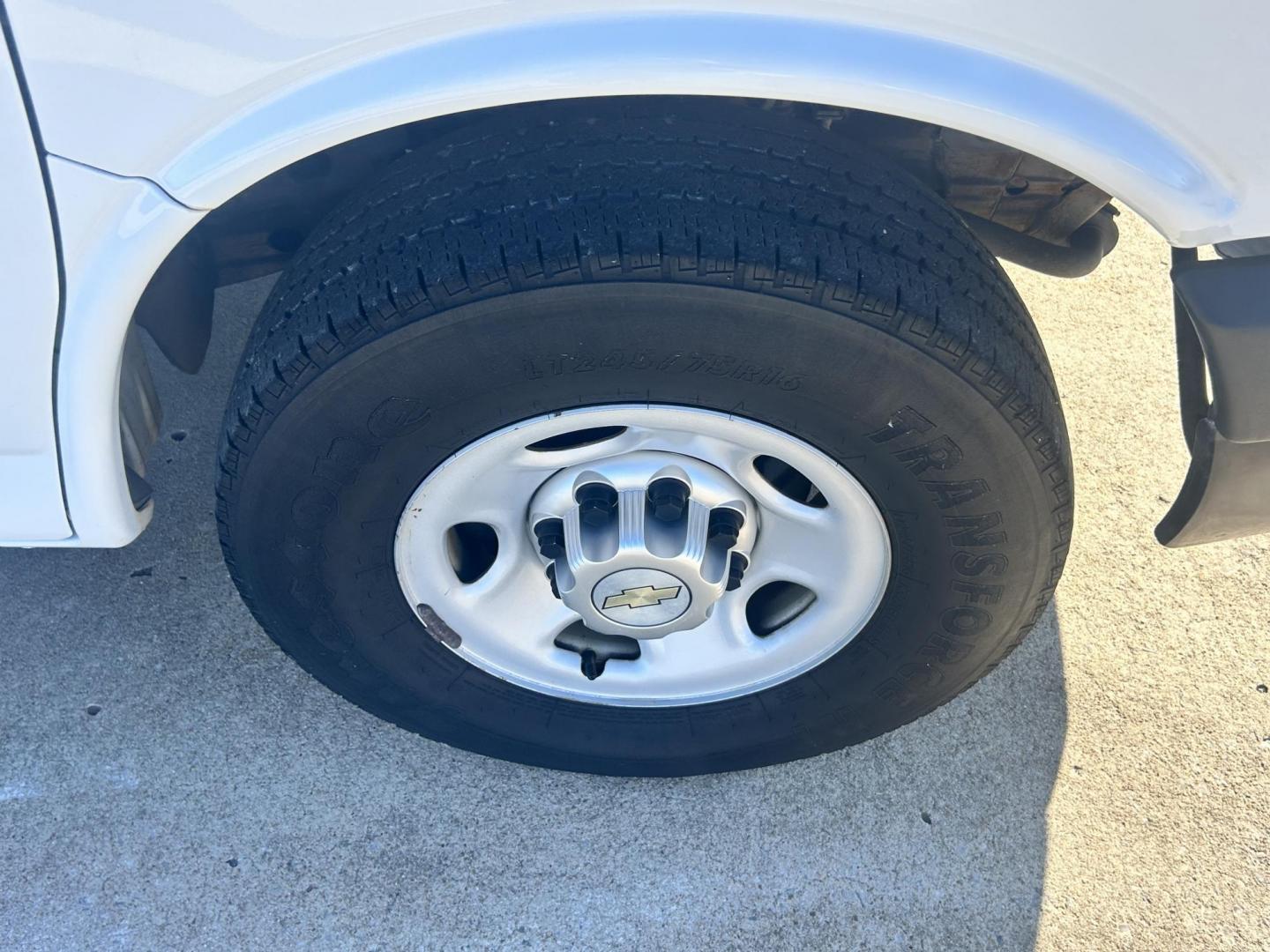 2012 White /Gray Chevrolet Express 3500 Cargo (1GCZGTCBXC1) with an 3.6L V6 DOHC 16V engine, 6-Speed Automatic transmission, located at 17760 Hwy 62, Morris, OK, 74445, (918) 733-4887, 35.609104, -95.877060 - 2012 CHEVROLET EXPRESS CARGO VAN 6.0L V8 RWD FEATURING MANUAL LOCKS, MANUAL WINDOWS, MANUAL MIRRORS, MANUAL SEATS, AM/FM STEREO, LEATHER SEATS, LEATHER-WRAPPED STEERING WHEEL, TRACTION CONTROL, SPLIT SWING-OUT RIGHT DOORS, AND TOW PACKAGE. EQUIPPED WITH IMPCO CNG FUEL SYSTEM THAT RUNS ON COMPRESSED - Photo#23