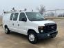 2010 White /Gray Ford E-Series Van E-250 (1FTNE2EL1AD) with an 5.4L V8 SOHC 16V engine, 4-Speed Automatic transmission, located at 17760 Hwy 62, Morris, OK, 74445, (918) 733-4887, 35.609104, -95.877060 - 2010 FORD E-SERIES VAN E-250 5.4 V8 DEDICATED CNG (COMPRESSED NATURAL GAS) DOES NOT RUN ON GASOLINE. FEATURES MANUAL SEATS, MANUAL LOCKS, MANUAL WINDOWS, MANUAL MIRRORS, AM/FM STEREO. IT IS EQUIPPED WITH A CNG FUELING SYSTEM, IT RUNS ON COMPRESSED NATURAL GAS. A PREMIER ALTERNATIVE FUEL THAT IS EXTR - Photo#2