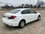 2013 White /Gray Honda Civic CNG Sedan 5-Speed AT (19XFB5F52DE) with an 1.8L L4 SOHC 16V CNG engine, 5A transmission, located at 17760 Hwy 62, Morris, OK, 74445, (918) 733-4887, 35.609104, -95.877060 - 2013 HONDA CIVIC DEDICATED CNG (RUNS ONLY ON COMPRESSED NATURAL GAS) HAS A 1.8L 4 CYLINDER ENGINE AND IS 2WD. FEATURES MANUAL SEATS, POWER LOCKS, POWER MIRRORS, POWER WINDOWS. HAS AM/FM RADIO, CD PLAYER, AUX PORT, USB PORT, CRUISE CONTROL, MULTI-FUNCTION STEERING WHEEL CONTROL, TRACTION CONTROL AND - Photo#5