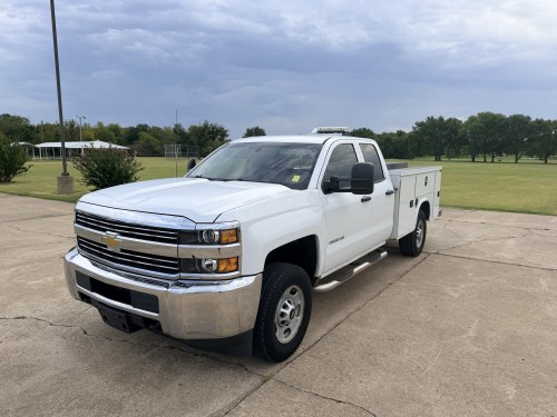 2018 CHEVY SILVERADO 2500HD 2WD TOOL BED BI-FUEL SYSTEM RUNS ON CNG OR GASOLINE $1500 TAX CREDIT AVAILABLE......SEE HOW OKLAHOMAN